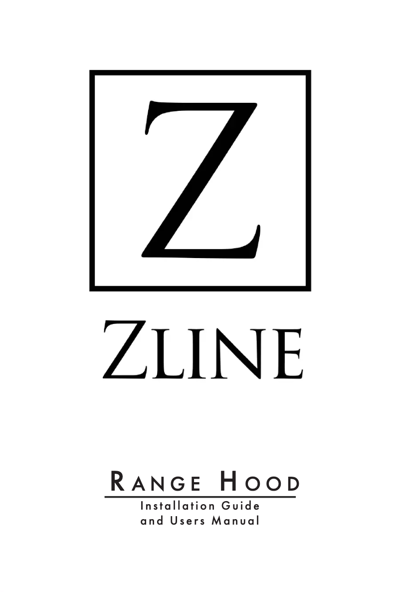 Page 1 de la notice Manuel utilisateur ZLine KBUFRD36