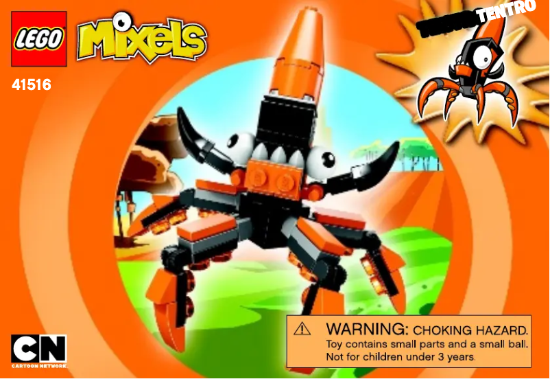 First page image of the manual for Mixels 41516