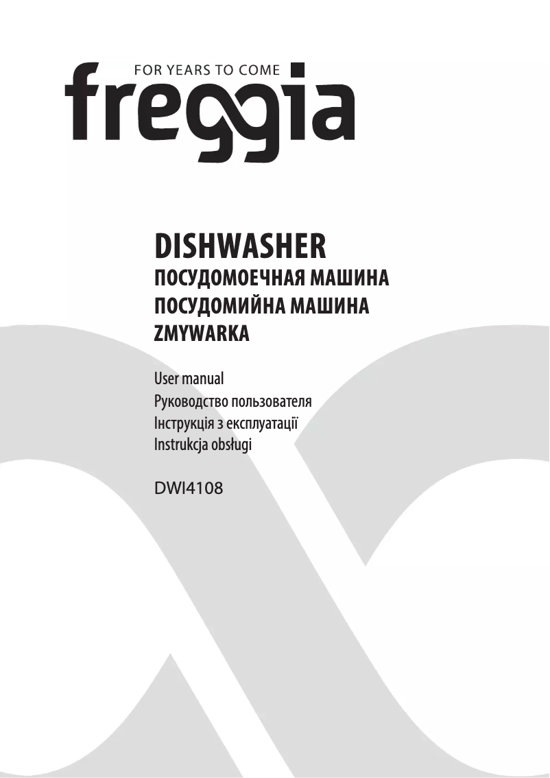 Page 1 of the manual User Manual Freggia DWI4108