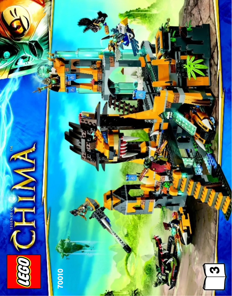 Page 1 of the manual User Manual Lego Chima 70010