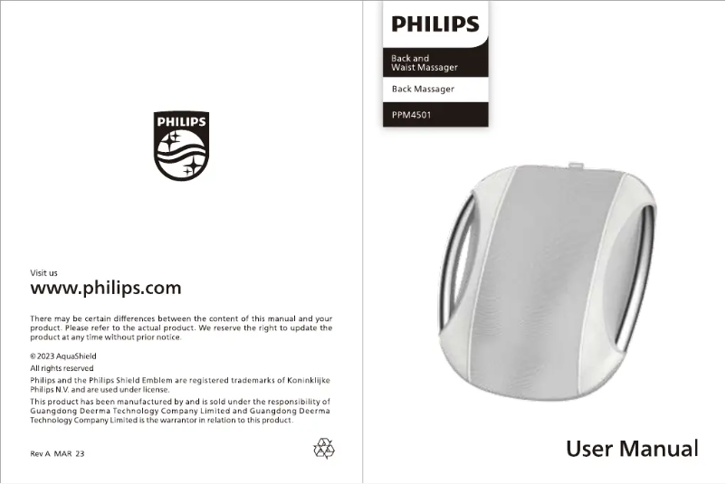 First page image of the manual for PPM4501