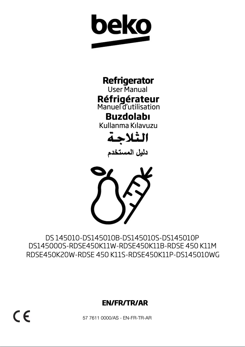 First page image of the manual for RDSE450K20W