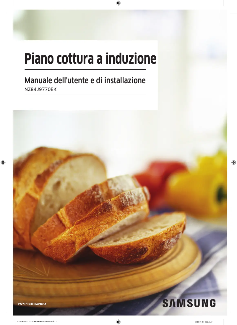 Page 1 of the manual User Manual Samsung NZ84T9770EK