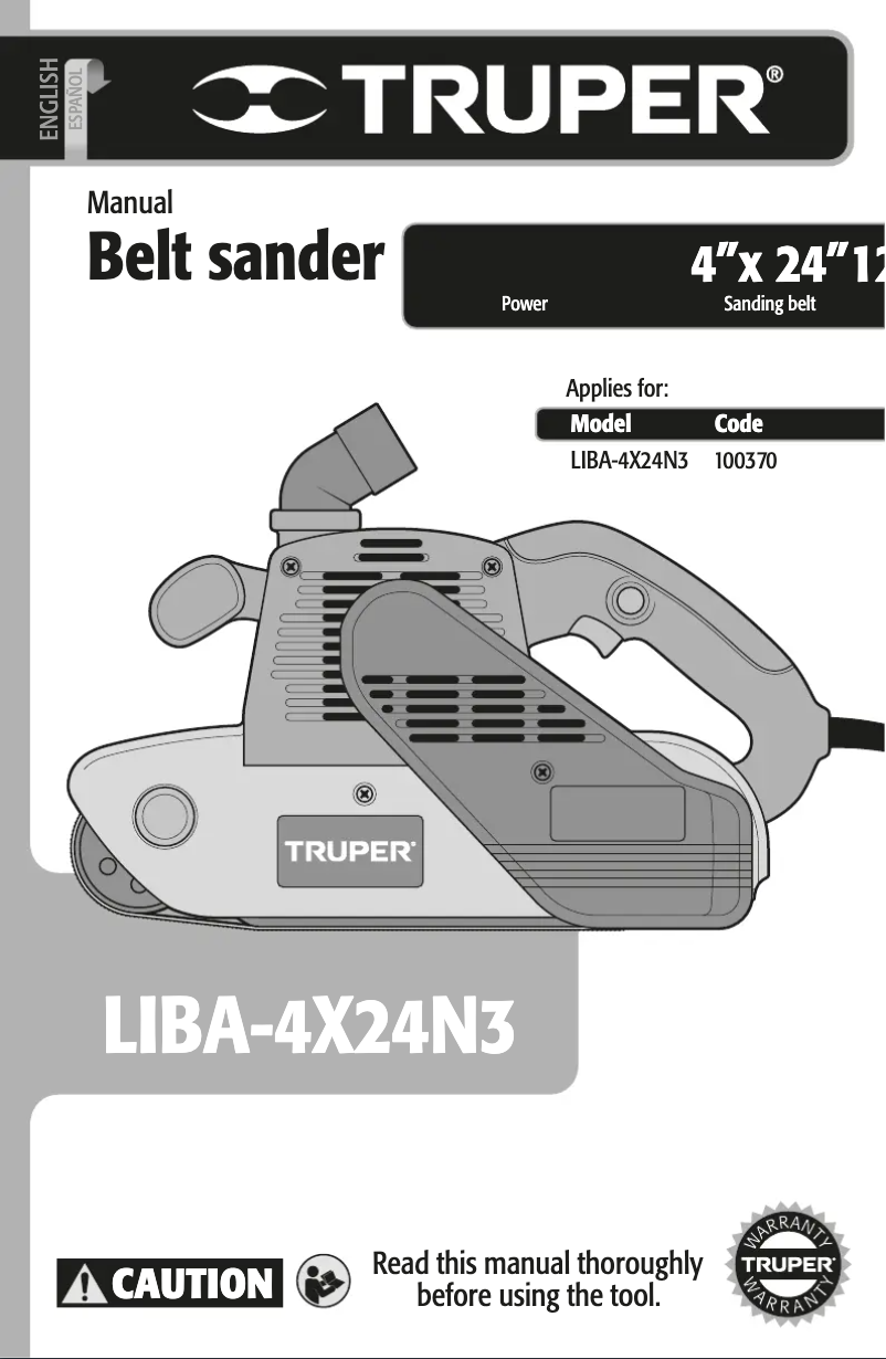 First page image of the manual for LIBA-4X24N3
