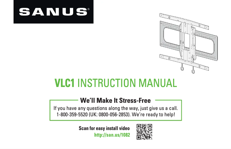 First page image of the manual for VLC1
