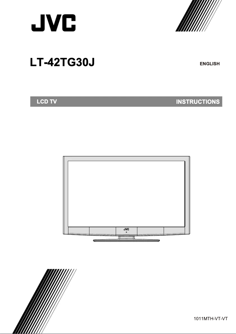 First page image of the manual for LT-42TG30J