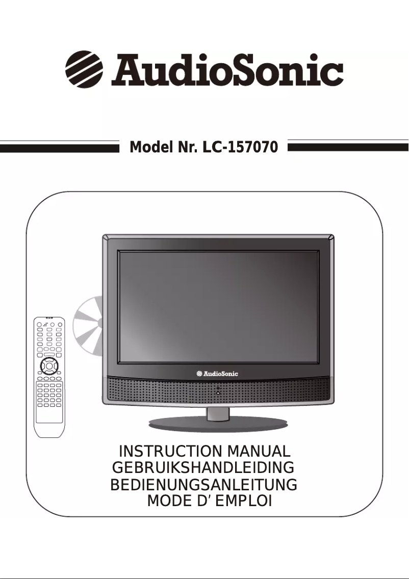First page image of the manual for LC-157070