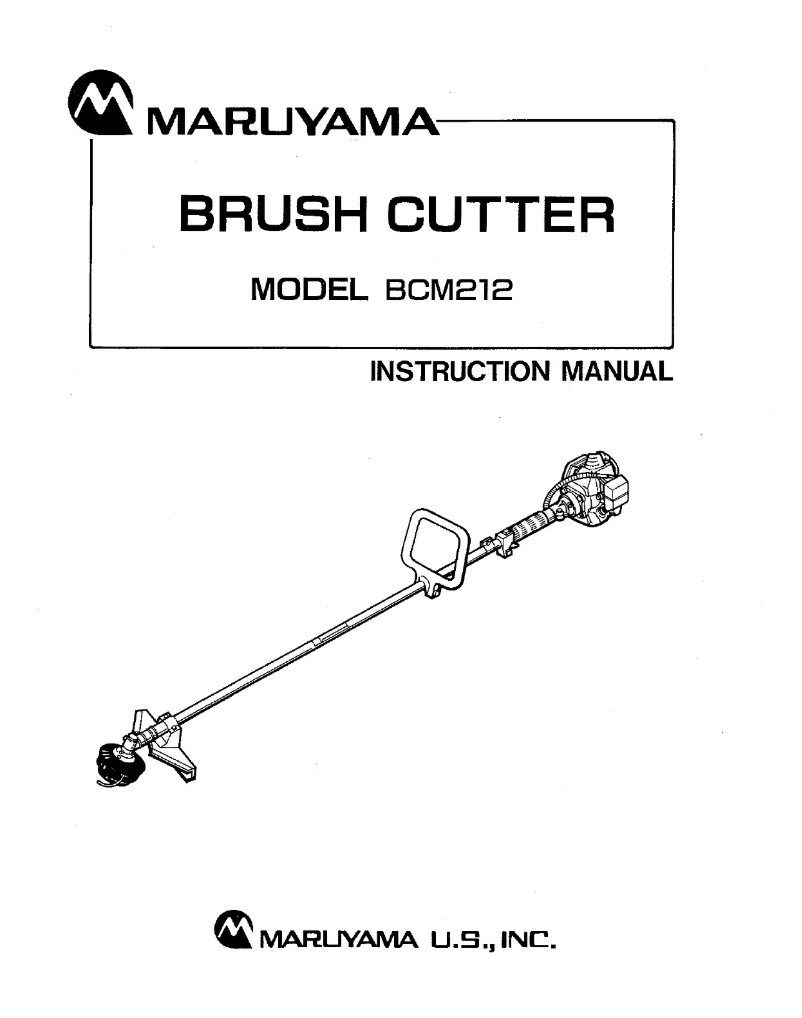 First page image of the manual for BCM212