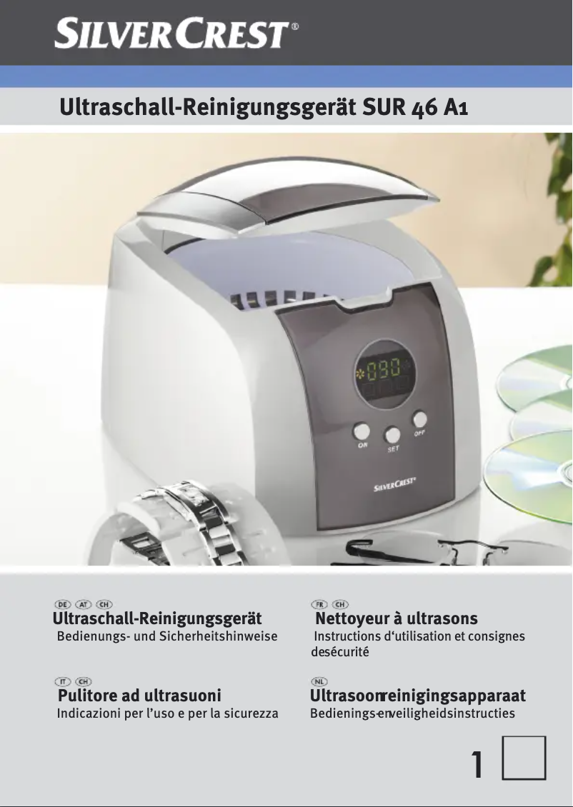 Page 1 of the manual User Manual SilverCrest SUR 48 C4