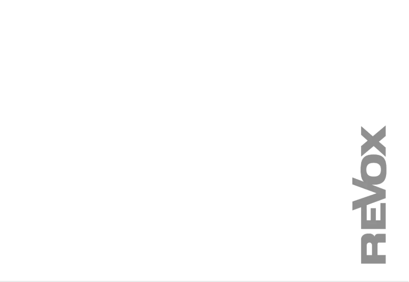 Page 1 of the manual Brochure Revox B215