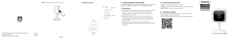 Page 1 de la notice Manuel utilisateur Philips Series 1000 HSP1000
