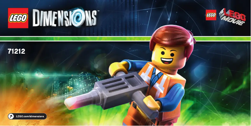 Page 1 of the manual User Manual Lego Emmet Fun Pack 71212