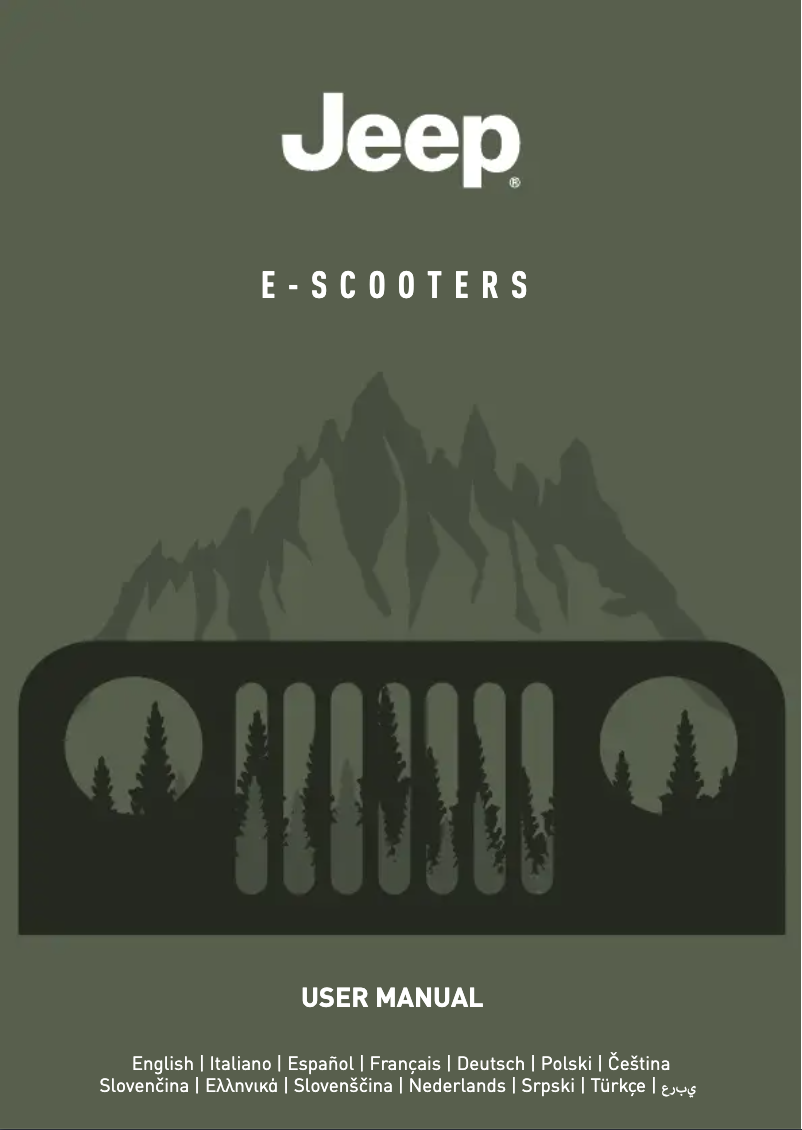 Page 1 of the manual User Manual Jeep Adventurer