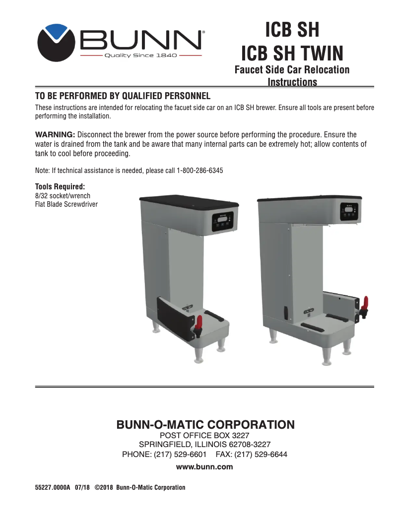 Image de la première page du manuel de l'appareil ICB Infusion Series Soft Heat Dual Volt SST