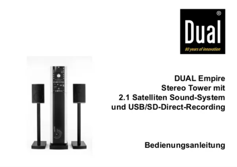 First page image of the manual for Empire