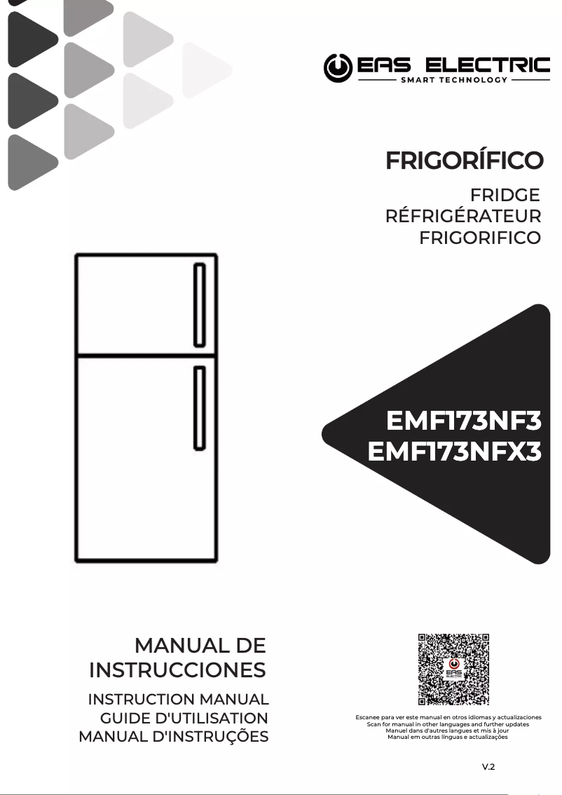 First page image of the manual for EMF173NF3
