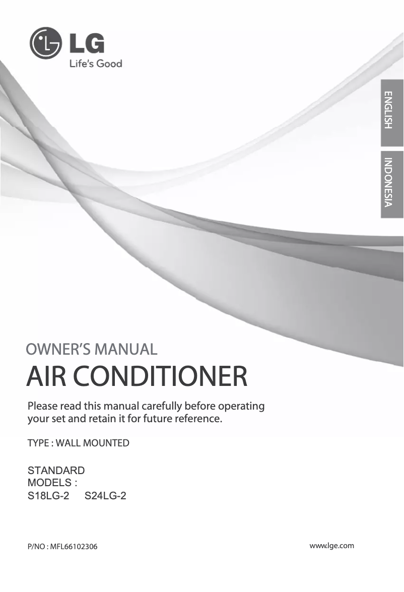 First page image of the manual for SN24-2