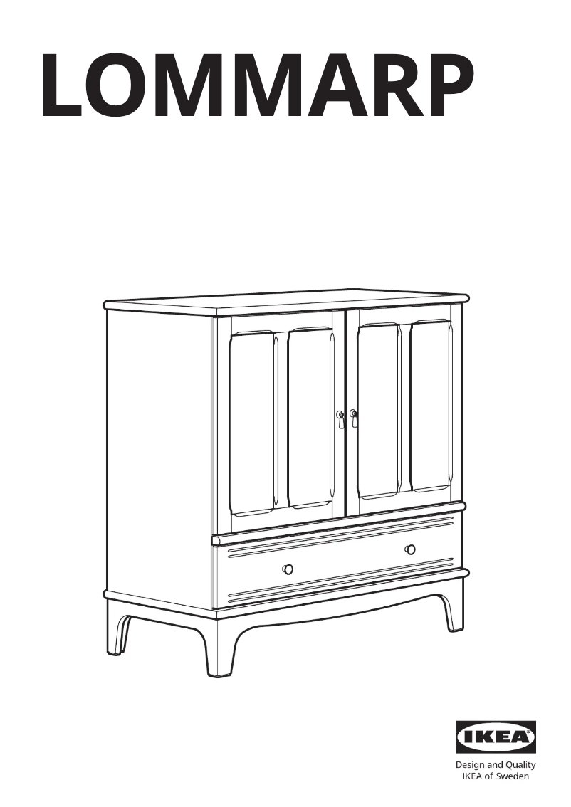 First page image of the manual for LOMMARP 005.540.81