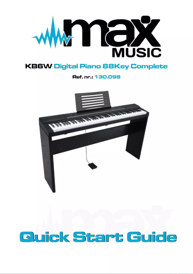 Page 1 de la notice Guide de démarrage rapide MAX KB6W