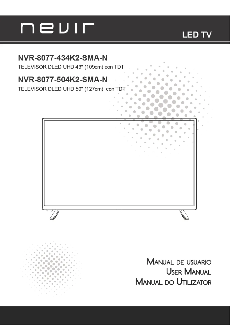 Page 1 of the manual User Manual Nevir NVR-8077-434K2-SMA-N