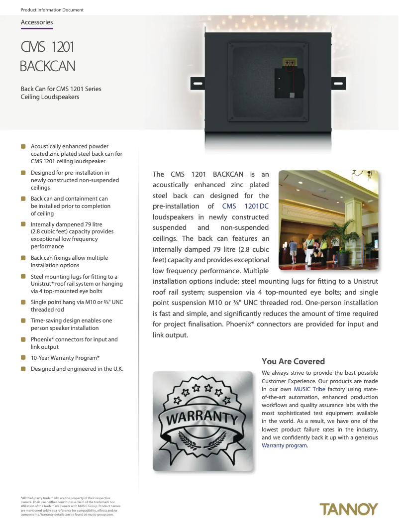 First page image of the manual for CMS 1201