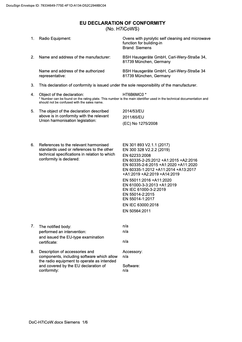 Page 1 of the manual User Manual Siemens CM876GDB6S
