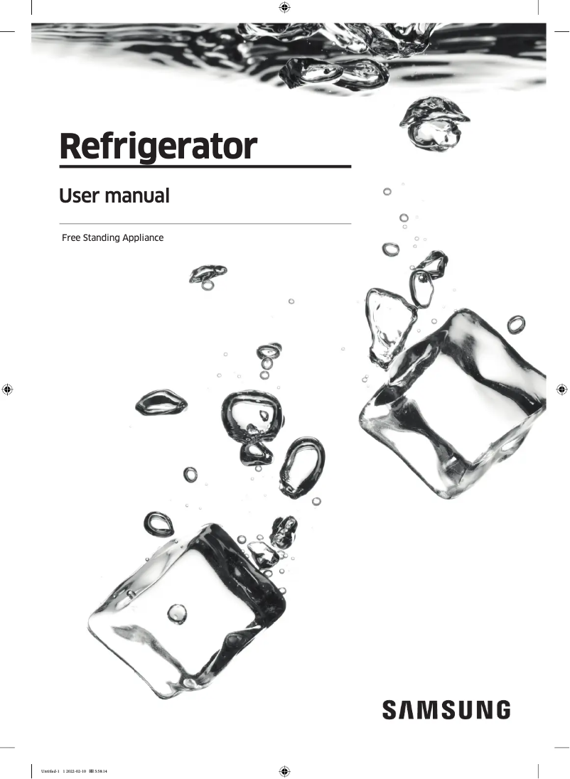 Page 1 of the manual User Manual Samsung RF23A9675MT