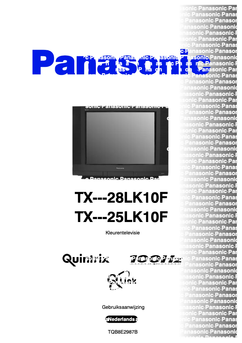 First page image of the manual for TX-25LK10F