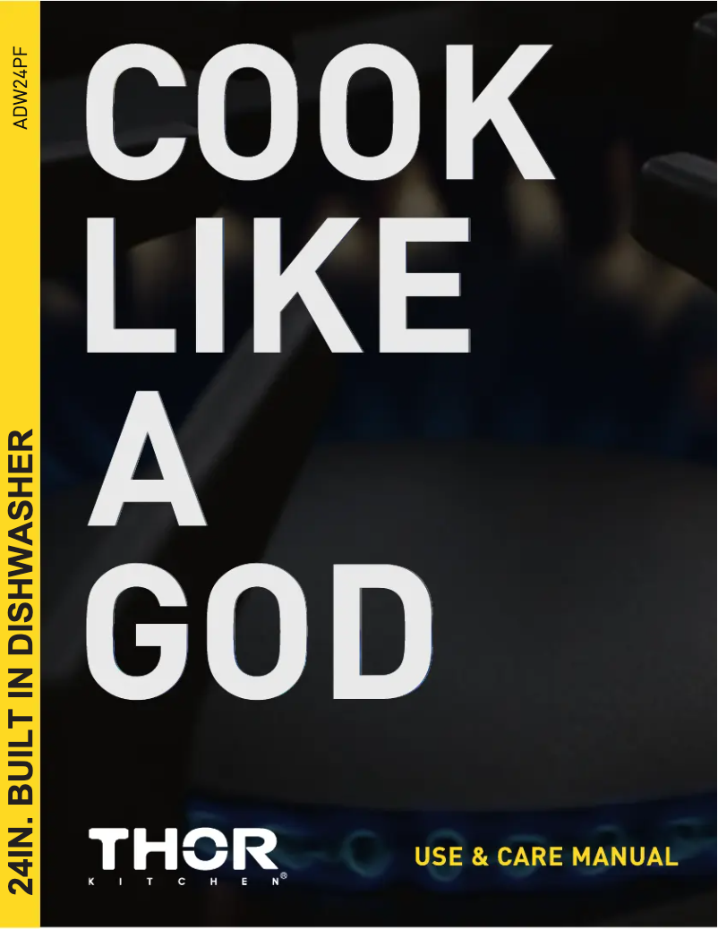 Page 1 of the manual User Manual Thor ADW24PF