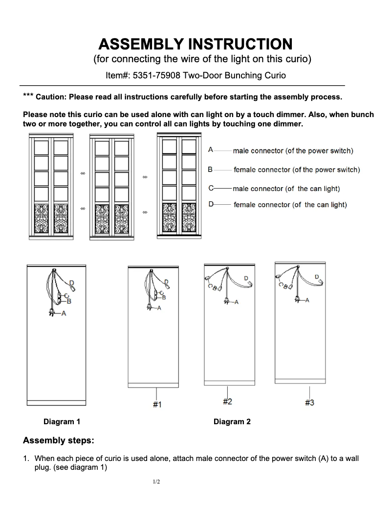Page 1 of the manual User Manual Hooker 5351-75908