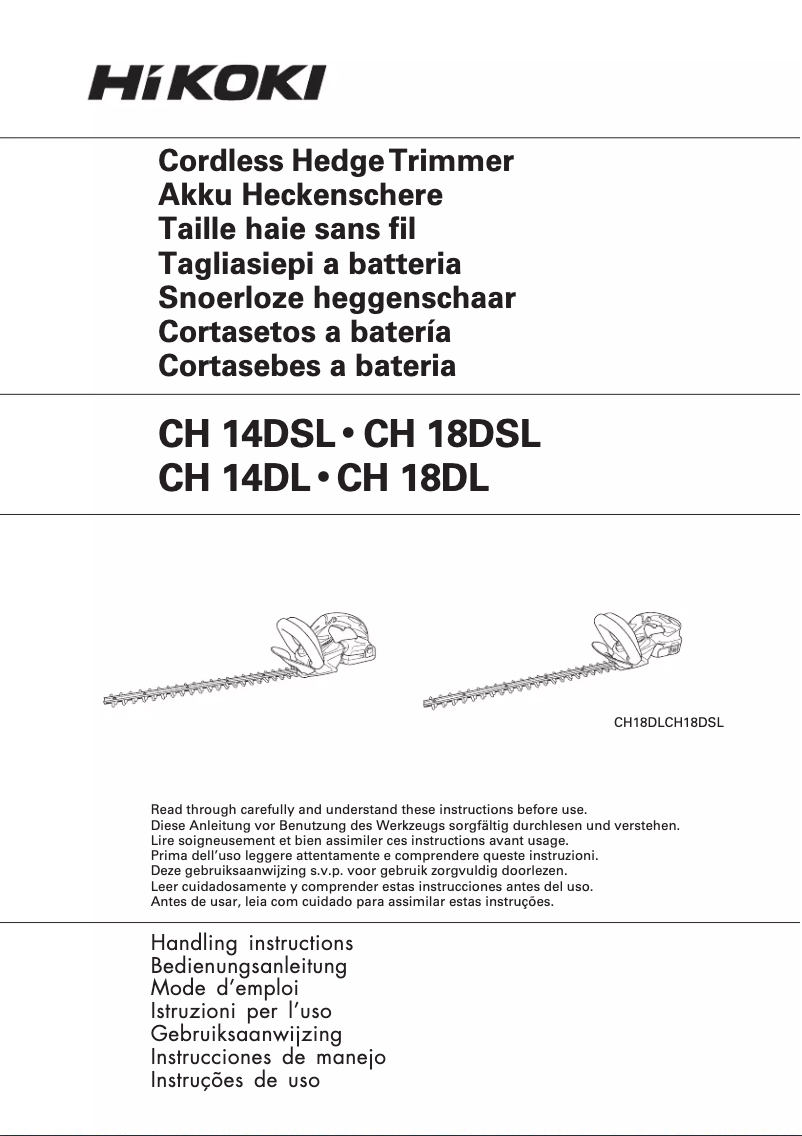 First page image of the manual for CH14DSL