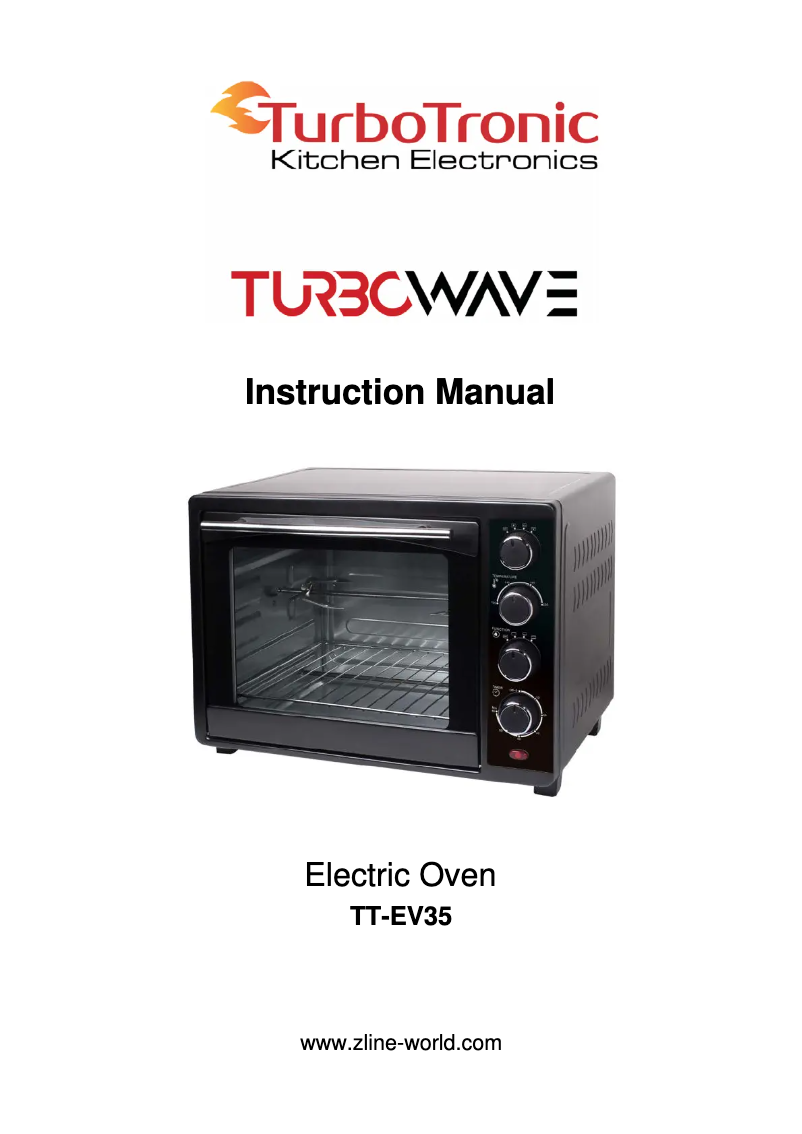 Page 1 of the manual User Manual TurboTronic TurboWave TT-EV35