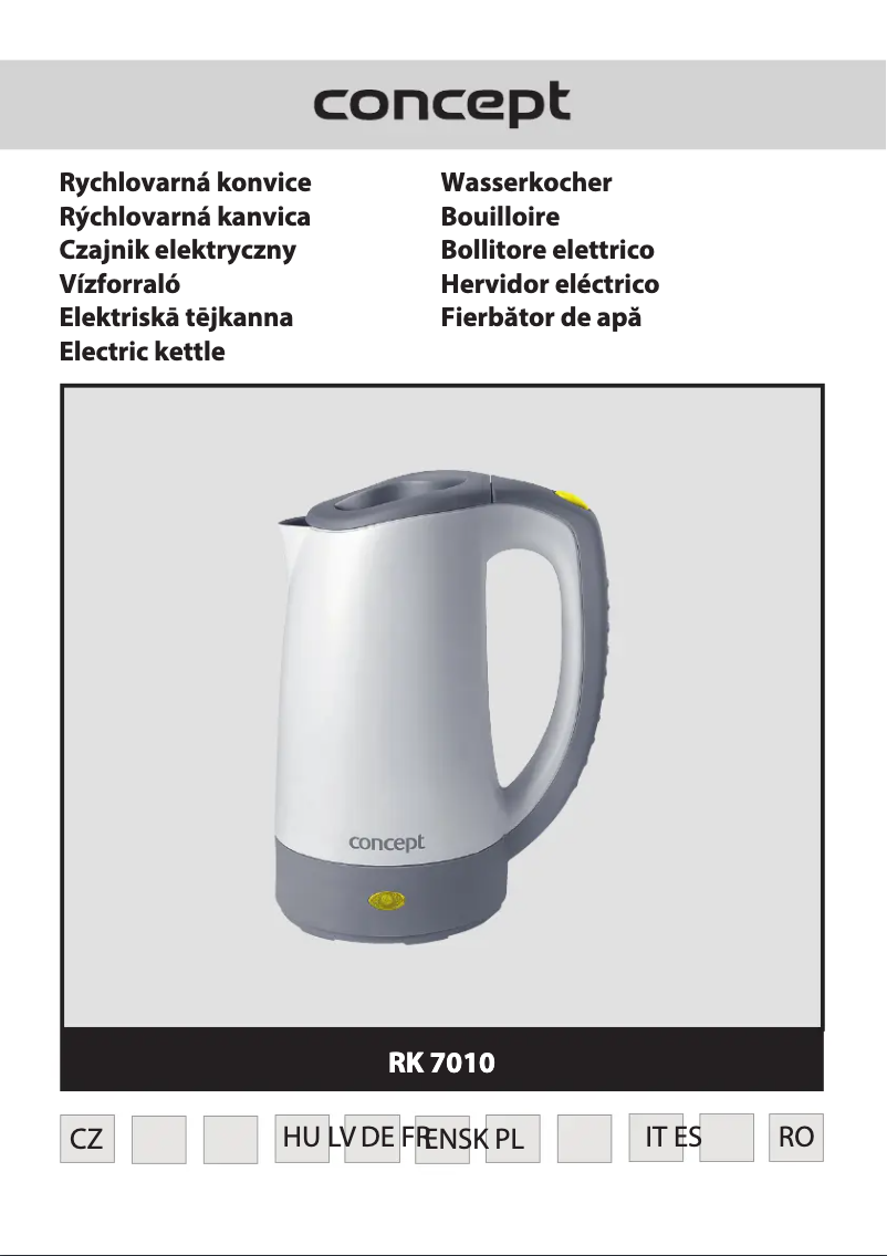 First page image of the manual for RK-7010