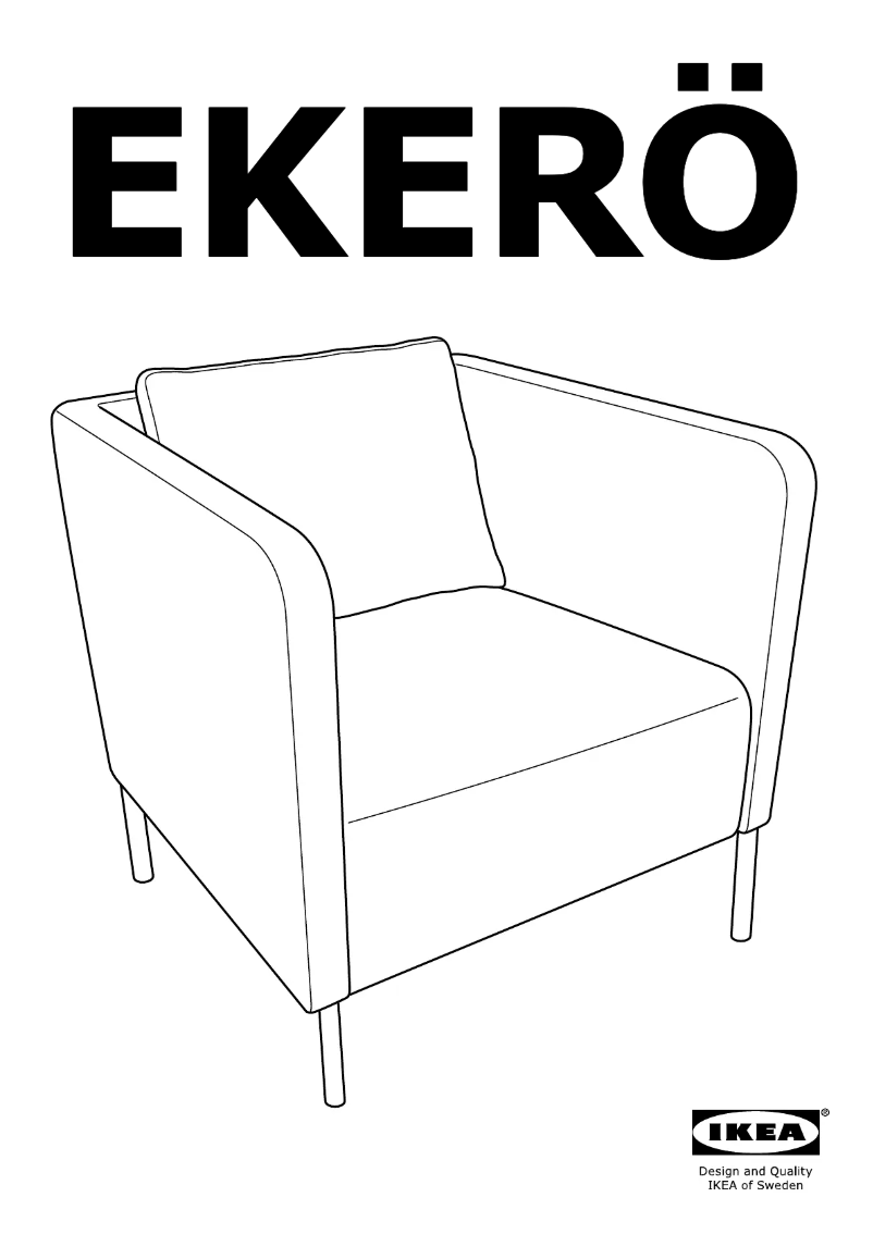 Page 1 of the manual User Manual Ikea EKERÖ 402.628.77