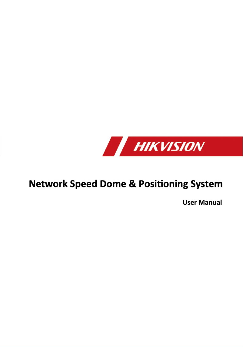 Page 1 of the manual User Manual Hikvision DS-2DF6A425X-AEL(T3)