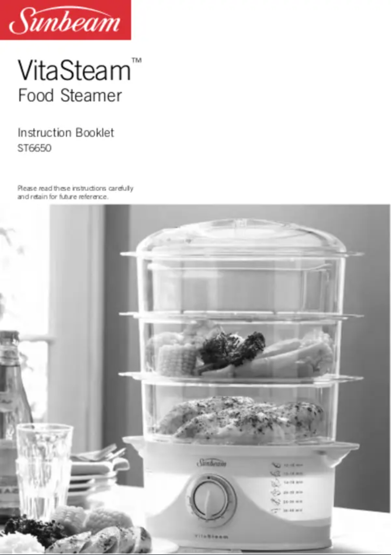 First page image of the manual for VitaSteam ST6650