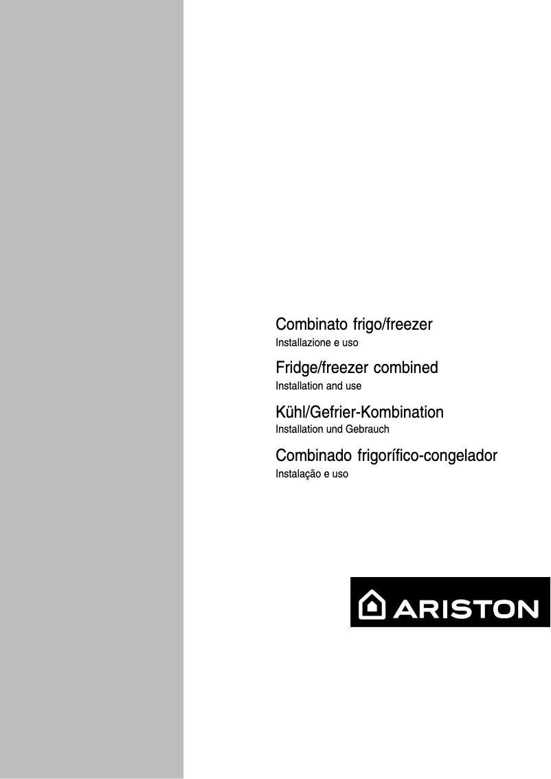 Page 1 of the manual User Manual Ariston Thermo BCZ 35 A VE