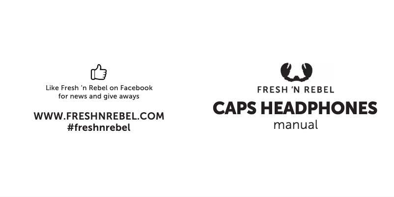 Page 1 of the manual User Manual Fresh 'n Rebel 3HP200PT