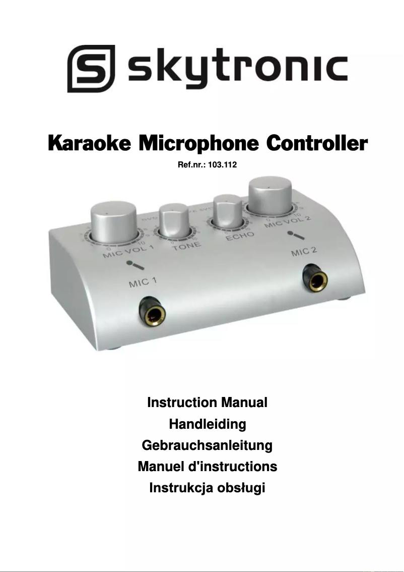 Page 1 of the manual User Manual Skytronic AV430