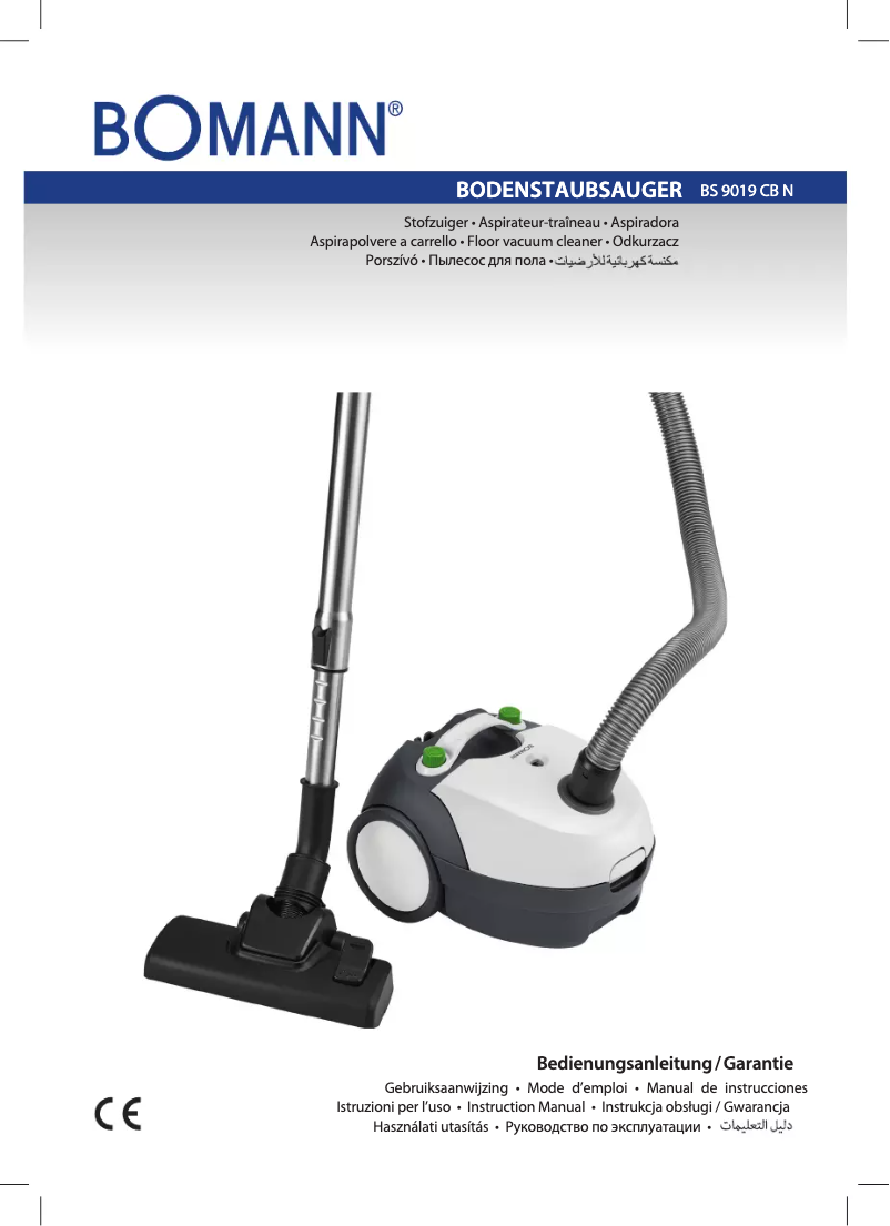 Page 1 of the manual Instruction Manual Bomann BS 9019 CB N