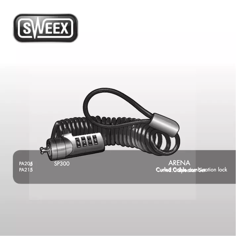 First page image of the manual for PA215