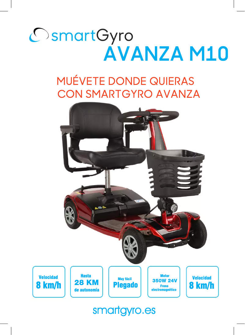 First page image of the manual for Avanza M10