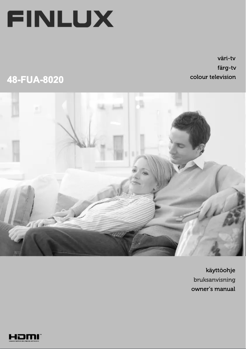 First page image of the manual for 48FUA8020