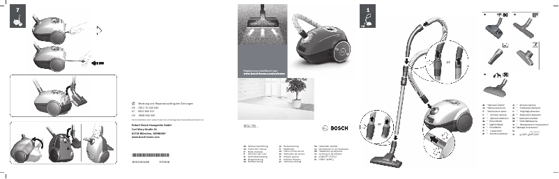 First page image of the manual for BGL35MOVE3