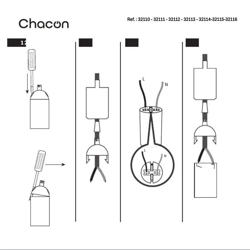 Page 1 of the manual User Manual Chacon 32112