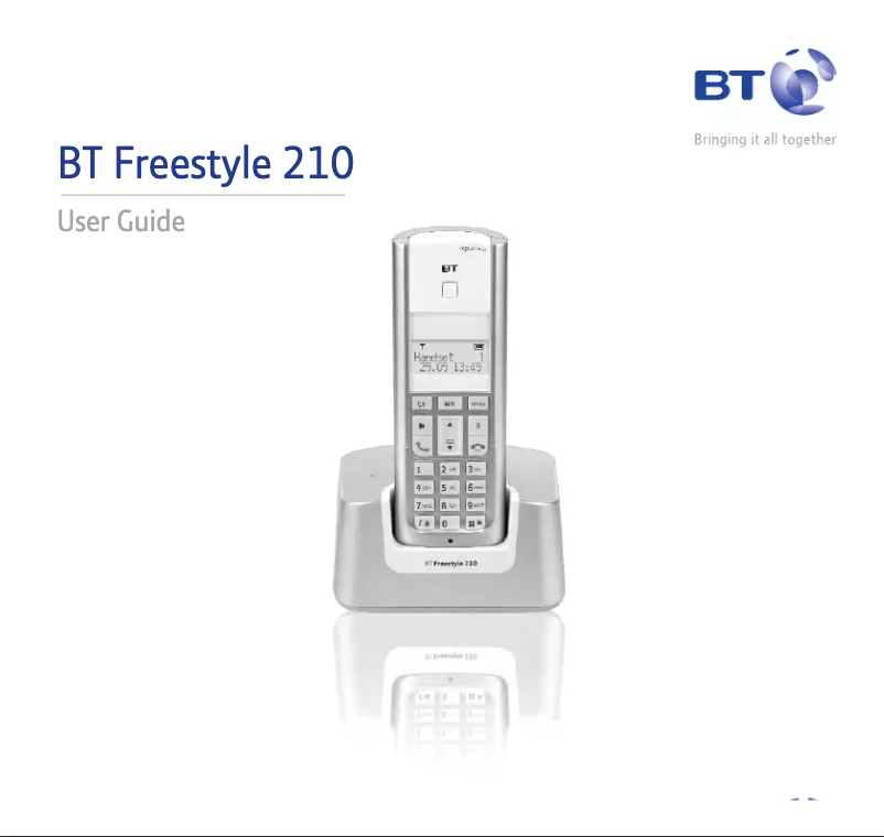 Page 1 of the manual User Manual BT Freestyle 210