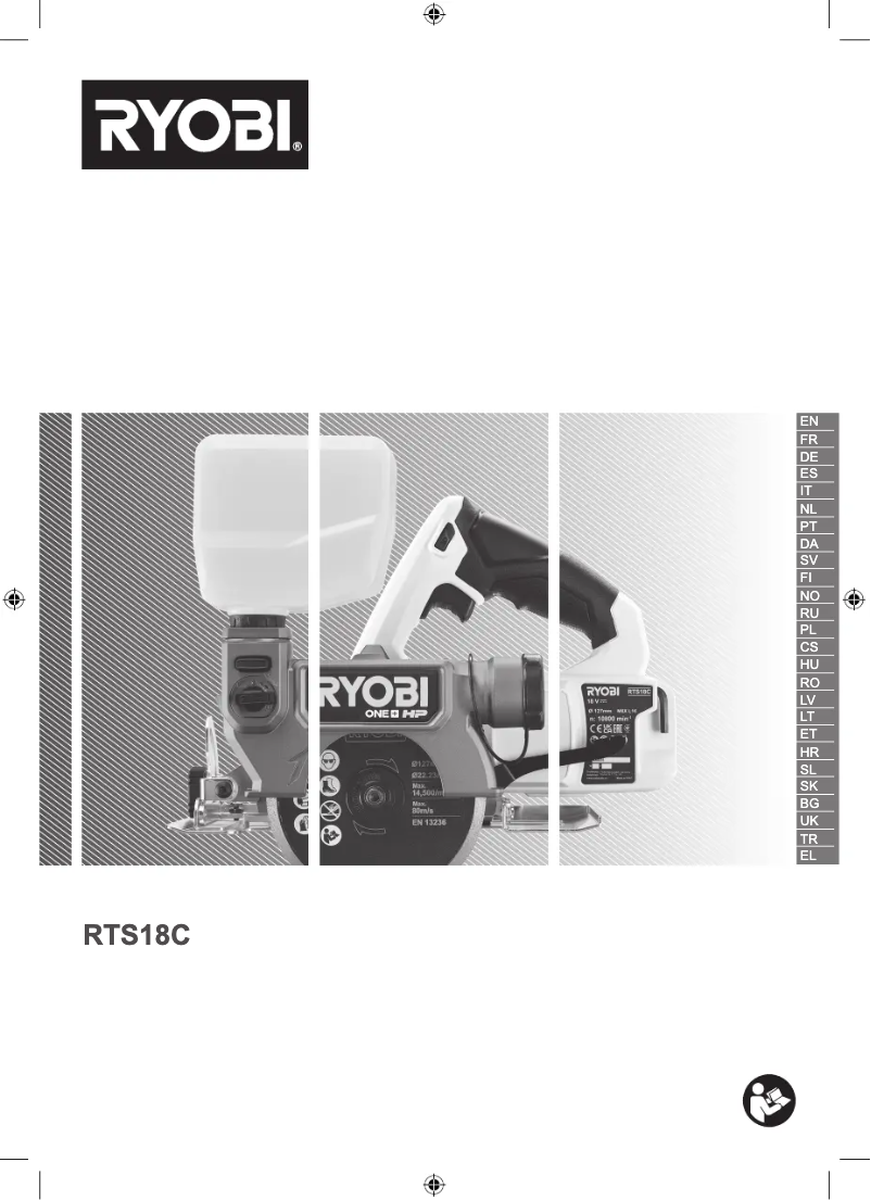 First page image of the manual for RTS18C