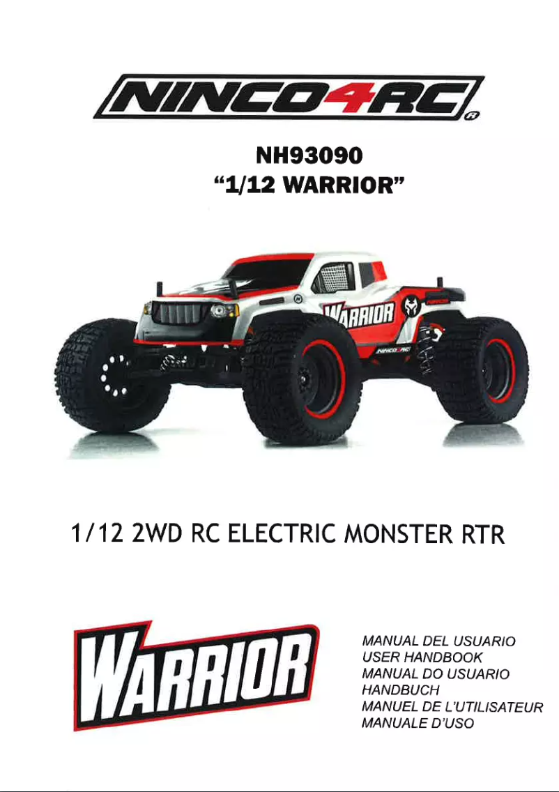 First page image of the manual for Monster Warrior