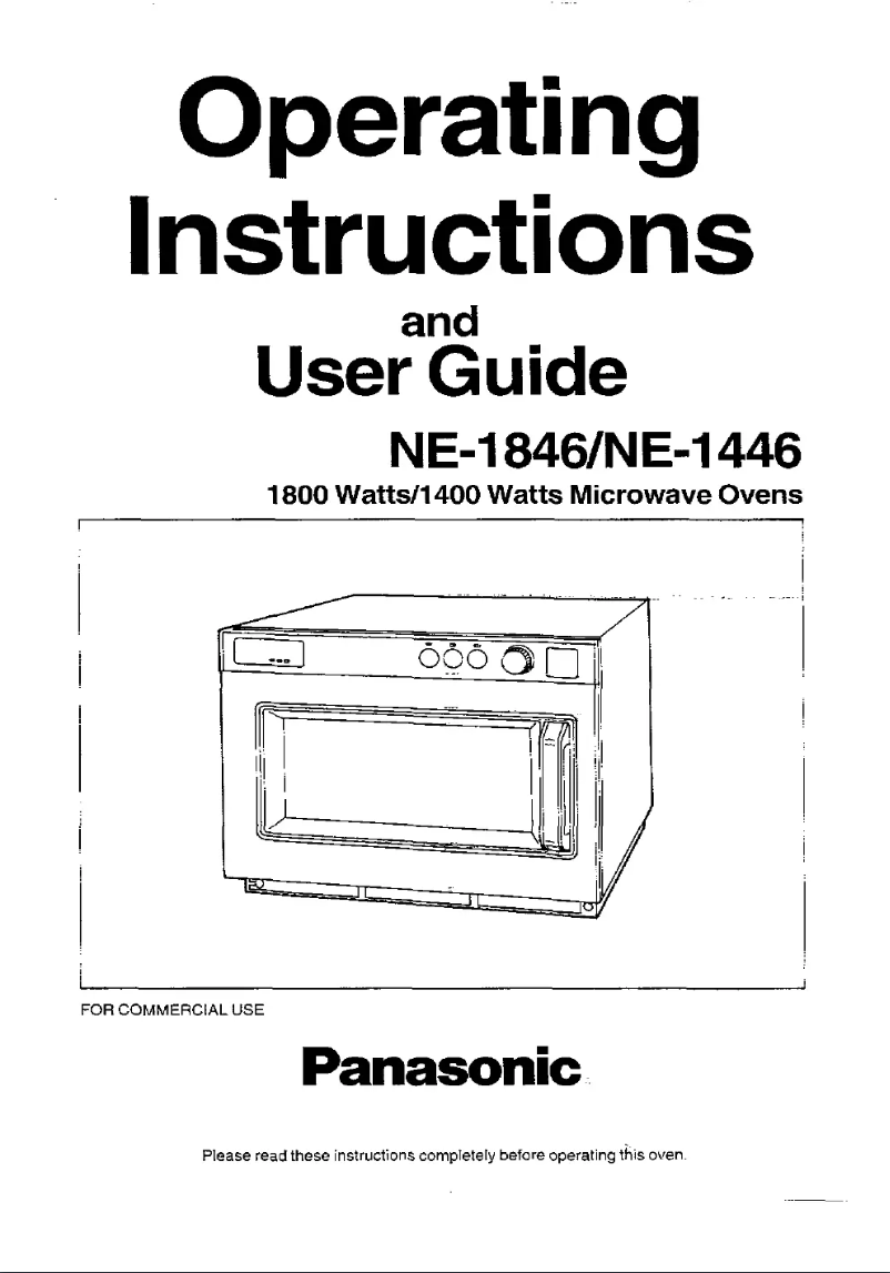Page 1 of the manual User Manual Panasonic NE-1446