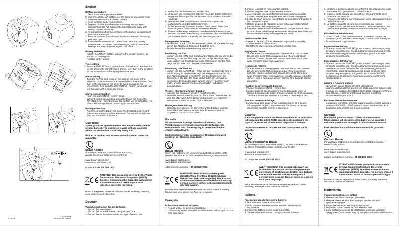 First page image of the manual for BNC007